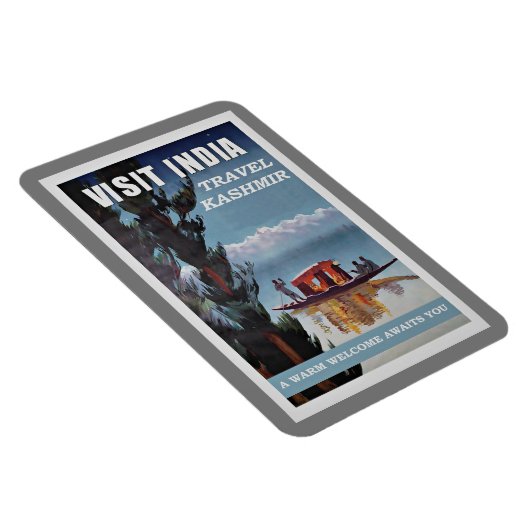 Bezoek India, reis Kasjmir, Magneet (Rechterzijde)