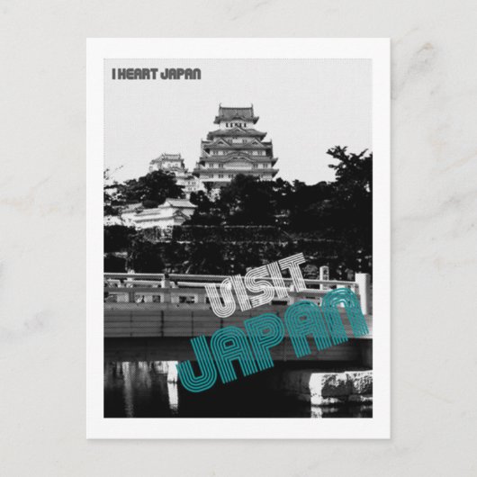 Bezoek Japan Briefkaart (Voorkant)