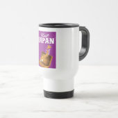 Bezoek Japan vintage reisposter Reisbeker (Voorkant rechts)