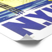 Bezoek Japan Vintage Travel Poster (Hoek)