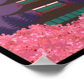 bezoek Japanse reisposter Poster (Hoek)