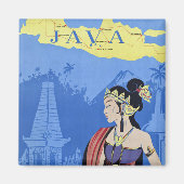 Bezoek Java Magneet (Voorkant)