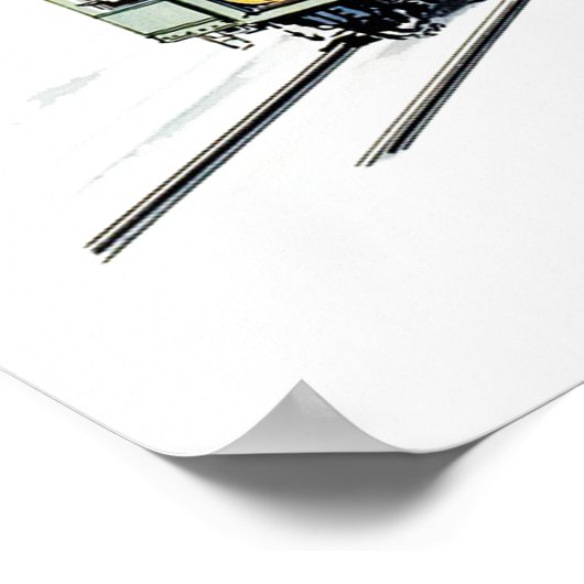 Bezoek je verafgelegen nationale parken in het wes poster (Hoek)