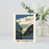 Bezoek Joegoslavië Briefkaart (Staand voorkant)