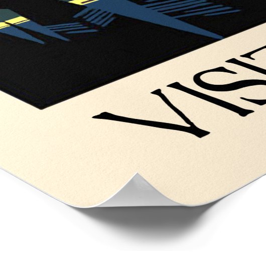 Bezoek Joegoslavië Poster (Hoek)