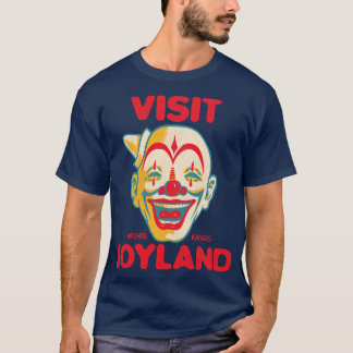 Bezoek Joyland Retro Defunct Amusement Park Wichit T-shirt