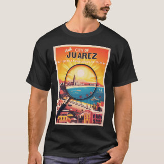 Bezoek Juarez Reisposter T-shirt