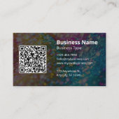 Bezoek Kaart Logo Scannable QR-code Visitekaartje (Voorkant)