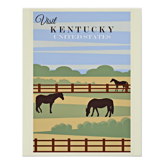 Bezoek Kentucky reisposter, Perfect Poster (Voorkant)