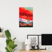 BEZOEK KEPLER-186f NASA JPL-visies van de toekomst Poster (Thuiskantoor)