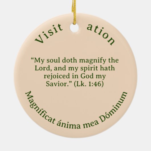 bezoek keramisch ornament (Achterkant)