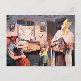  bezoek Krampus Briefkaart