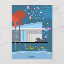 Bezoek Lake Como Buurt Briefkaart