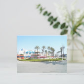 Bezoek lang strand, CA Briefkaart (Staand voorkant)