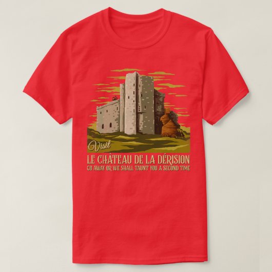 Bezoek Le Chateau de la Derision T-shirt (Design voorkant)