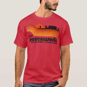 Bezoek Leavenworth Prison Retro Tourist Souvenir T-shirt