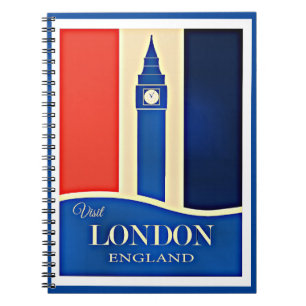 Bezoek Londen, Engeland Notitieboek