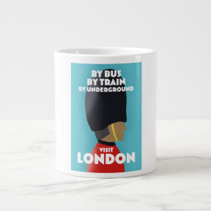 Bezoek Londen Kunstprint. Grote Koffiekop