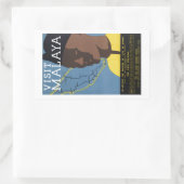 Bezoek Malaya Malaysia Railways  Rechthoekige Sticker (Tas)