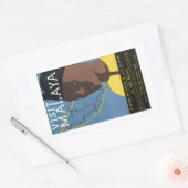 Bezoek Malaya Malaysia Railways  Rechthoekige Sticker (Envelop)