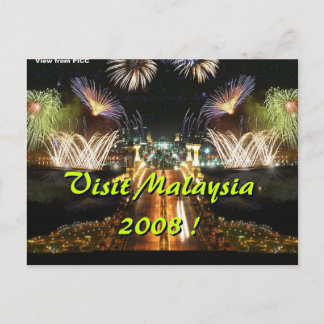 Bezoek Maleisië 2008! Briefkaart