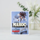 Bezoek Marokkaans vintage-reis Briefkaart (Staand voorkant)