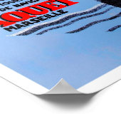 Bezoek Marokkaans vintage-reis Poster (Hoek)