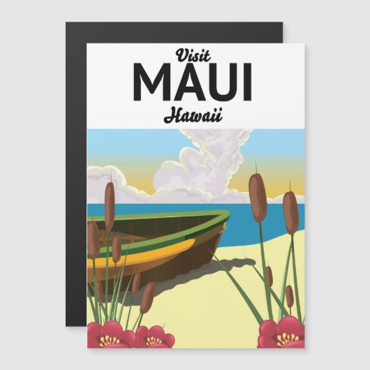 Bezoek Maui Hawaii toerisme poster (Voorkant / Achterkant)