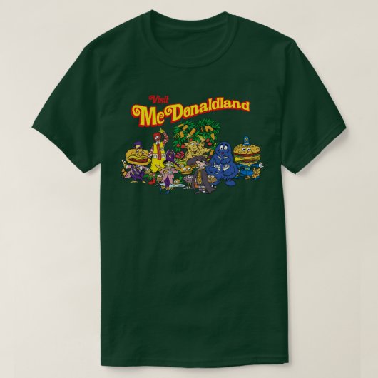 Bezoek McDonaldland T-shirt (Design voorkant)
