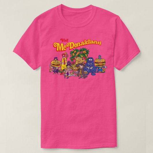 Bezoek McDonaldland T-shirt (Design voorkant)