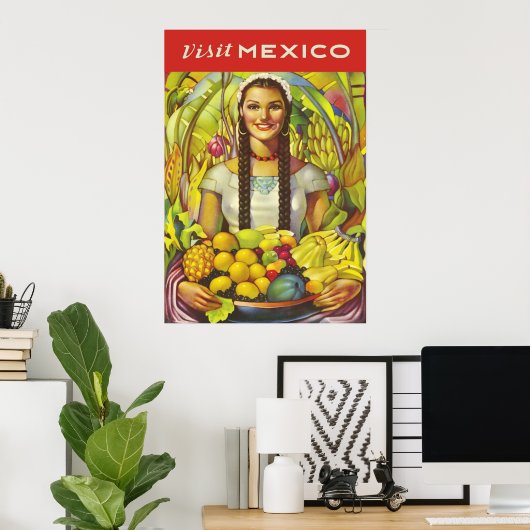 Bezoek Mexico Poster (Thuiskantoor)