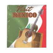 Bezoek Mexico vintage reisposter Notitieblok (Voorkant)