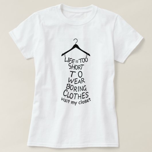 Bezoek mijn Kast Womens White T-shirt (Design voorkant)