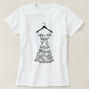 Bezoek mijn Kast Womens White T-shirt