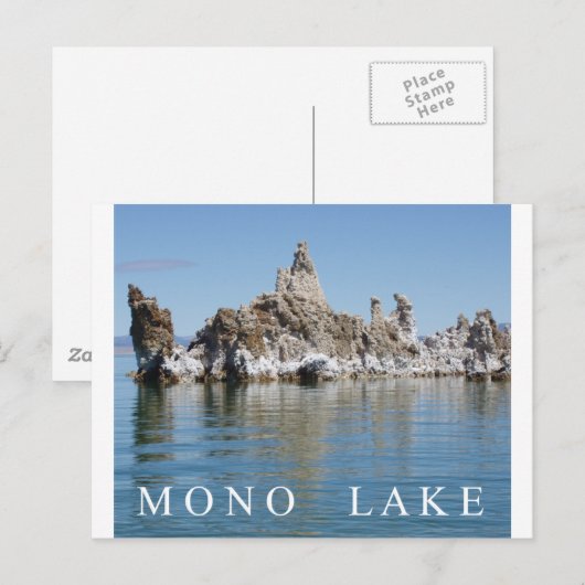 Bezoek Mono Lake Briefkaart (Voorkant / Achterkant)