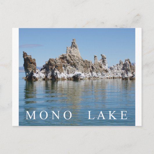 Bezoek Mono Lake Briefkaart (Voorkant)