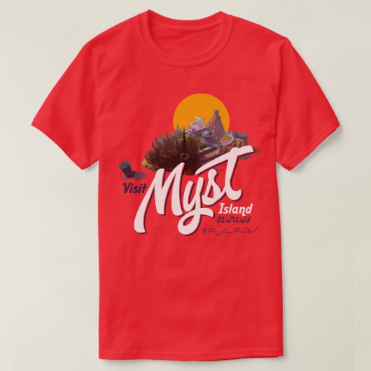 Bezoek Myst T-shirt (Design voorkant)
