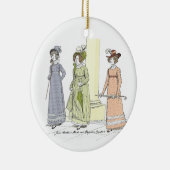 Bezoek Netherfield Jane Austen Pride en Prejudice Keramisch Ornament (Rechts)