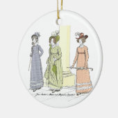 Bezoek Netherfield Jane Austen Pride en Prejudice Keramisch Ornament (Links)