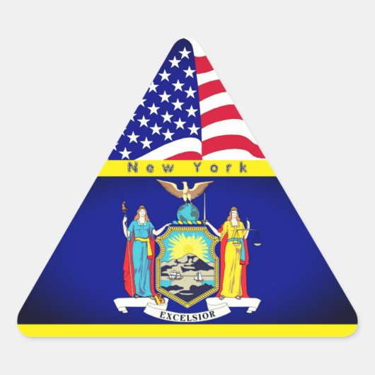 Bezoek New York Sticker (Voorkant)