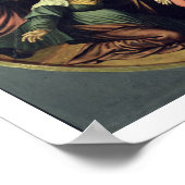 Bezoek (olie op het paneel) 2 poster (Hoek)