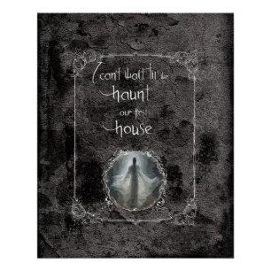 Bezoek ons eerste huis perfect poster