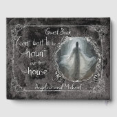 Bezoek onze eerste huis bruiloft gastenboek (Achterkant)