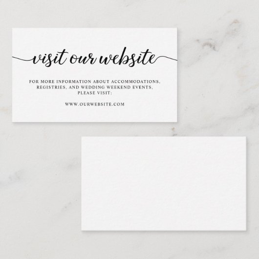 Bezoek onze Kaart voor uitnodiging tot inschrijvin (Voorkant / Achterkant)