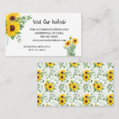 Bezoek onze website Wedding insert card Plaatskaartje (Voorkant / Achterkant)