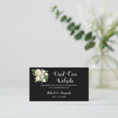 Bezoek onze website Wedding Insert Card Plaatskaartje (Staand voorkant)