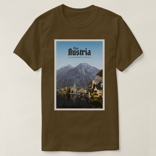 Bezoek Oostenrijk T-shirt (Design voorkant)