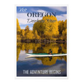 Bezoek Oregon, Deschutes River, Foto Afdruk (Voorkant)
