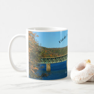 Bezoek PA Wilds Picturesque Souvenir Casey Bridge Koffiemok
