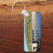 Bezoek PA Wilds Picturesque Souvenir Kinzua Dam Sleutelhanger (Voorkant)